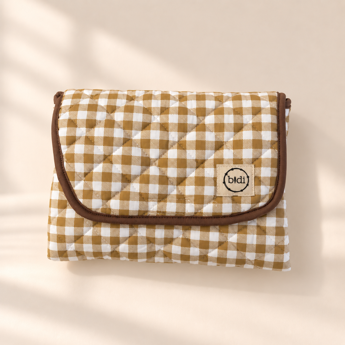 Changing Table - Beige Gingham