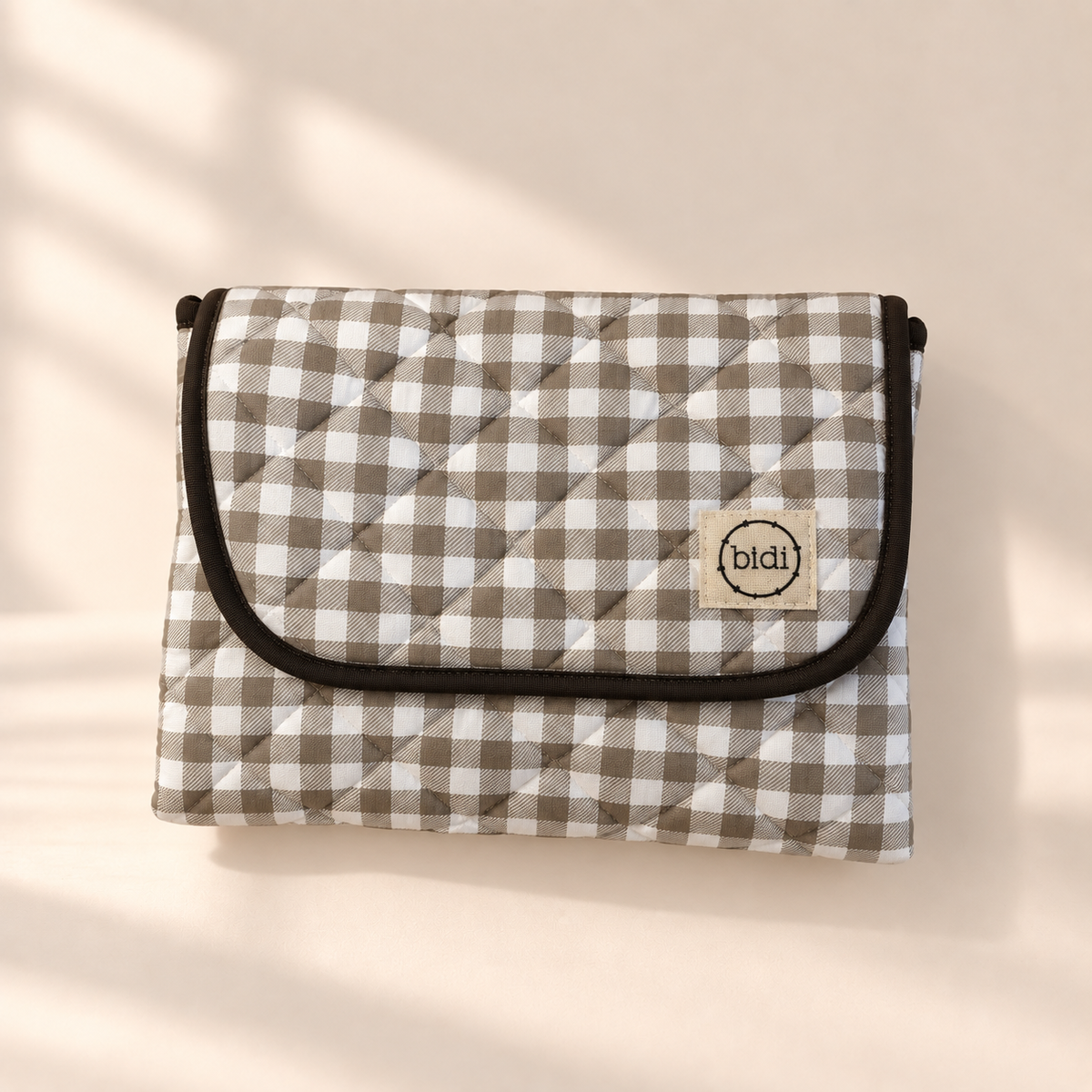 Changing Table - Gray Gingham 