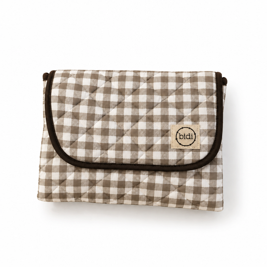 Changing Table - Gray Gingham 