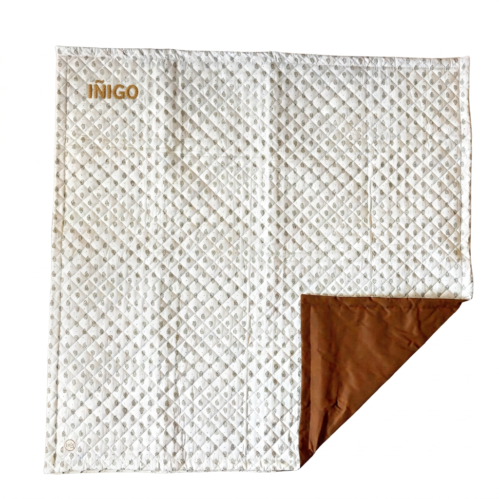 Manta de Juegos Impermeable Bidi Acacia Oliva Personalizable